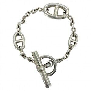 HERMES Silver Charm Bracelet